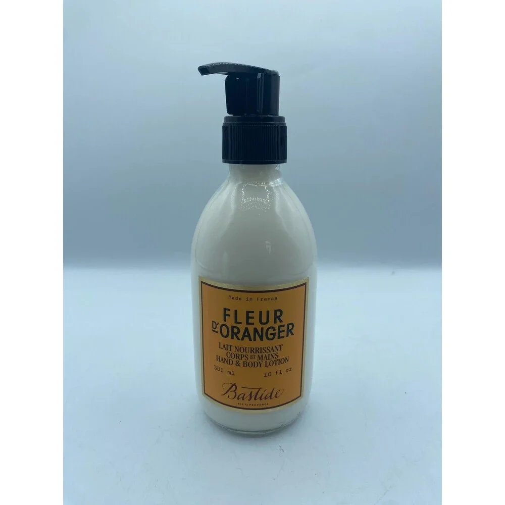 BASTIDE Fleur D’Oranger Hand & Body Lotion 300ml 10 fl oz Glass Bottle France
